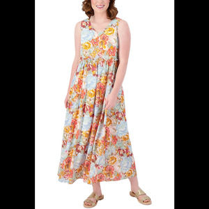 Studio Park x Kerstin Lindquist Flowy Printed Dress Floral - Regular